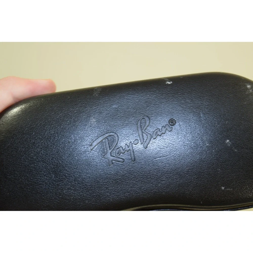 Ray-Ban Sunglasses Eyeglasses Clam Shell Black - Logo CASE ONLY - Flaw